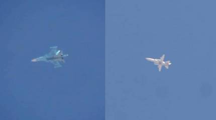 ВКС России проводят крупную операцию в Идлибе: бомбардировщики прикрываются истребителями Су-35