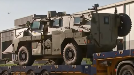 Зафиксировано уничтожение на Украине первого бронеавтомобиля Bushmaster