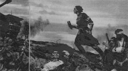 Ласточка Валерия бросилась под танк, но спасла раненых...