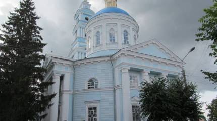 В результате беспилотной атаки на город Рыльск Курской области повреждения получил православный храм