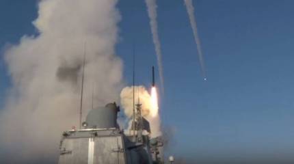 Российский фрегат нанёс удар крылатыми ракетами «Калибр» по наземным объектам ВСУ