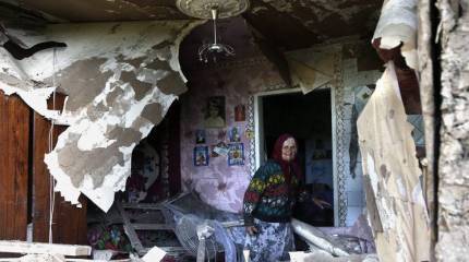 Жертвами артобстрела Славянска стали четыре человека, в том числе ребенок