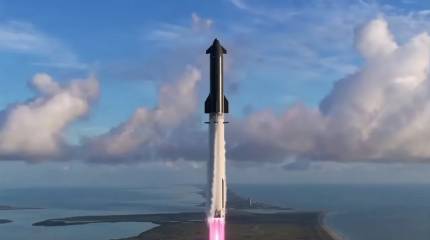 SpaceX впервые вывела Starship со спутниками на полноценную земную орбиту