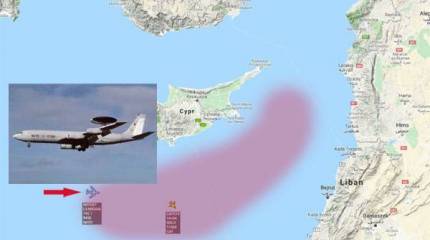 Натовский E-3A AWACS "познакомился" с российской "Красухой-4" в Сирии?