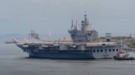 В ВМС Индии назвали сроки продолжения ходовых испытаний авианосца INS Vikrant
