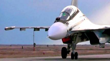 Масштабные учения истребителей Су-30СМ в Крыму: незабываемые кадры