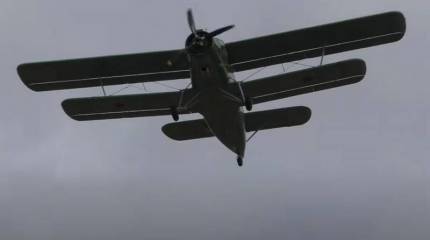 Военно-транспортный самолёт ВКС РФ совершил вынужденную посадку вне аэродрома под Псковом