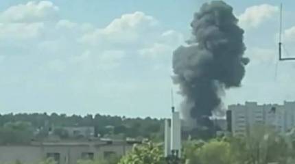 В Брянской области загорелся и упал вертолет