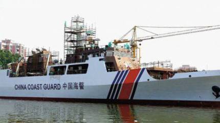 В Китае спущен на воду патрульный корабль, выполненный на базе проекта 056