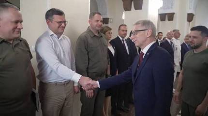 Зеленский прибыл в Софию, чтобы заручиться поддержкой руководства Болгарии перед саммитом НАТО