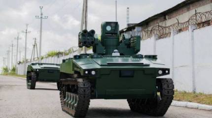 Рогозин: Боевой робот «Маркер» способен уничтожать танки Leopard 2 и M1 Abrams