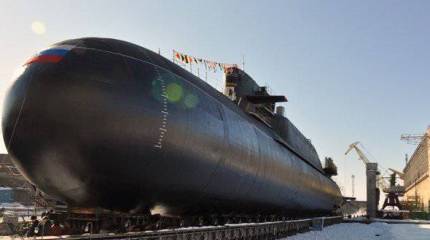 Наземный этап ремонта атомной субмарины "Верхотурье" завершен