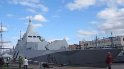 Как выглядит стелс-корабль ВМС Швеции на экране радара