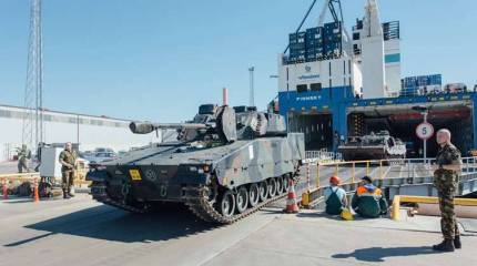 В Эстонию прибыла военная техника из Нидерландов