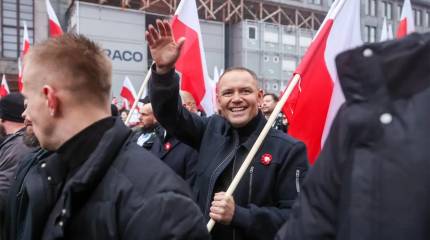 Польская актриса сравнила президента Польши с Гитлером, а его марш - с языческим