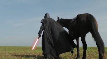 Кандидат Дарт Вейдер предстал перед украинским электоратом