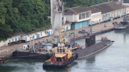 Старейшая подлодка Черноморского флота Б-871 «Алроса» завершила первый этап послеремонтных испытаний