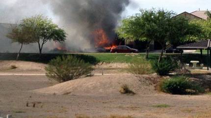 В Калифорнии разбился истребитель ВМС США