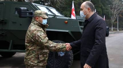 Министр обороны Грузии на презентации назвал новые грузинские бронированные разведывательные машины «визуально утончёнными»