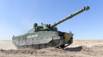 На вооружение армии Индонезии поступили первые средние танки FNSS Kaplan MT «Harimau»
