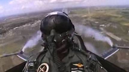 Пилот F-16 ВВС Нидерландов смог подстрелить собственный самолёт