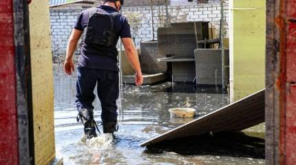 На Украине проводят учения с отработкой сценария аварии на Киевской ГЭС