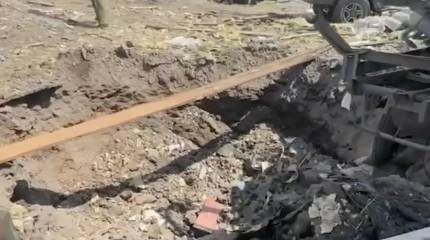 Показаны новые кадры последствий украинского обстрела Рыльска Курской области
