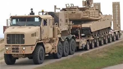 Американская компания модернизирует танковые тягачи для европейского ТВД