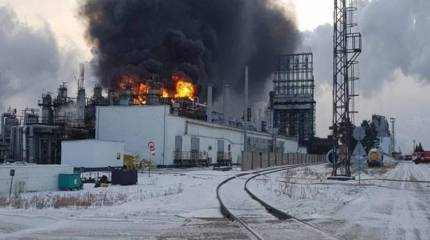 Причиной пожара на Ангарском нефтеперерабатывающем заводе стал взрыв