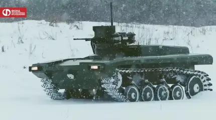 Российская артиллерия использует РТК с системами РЭБ