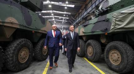 Польский президент ознакомился с новинками «панцерной» военной техники