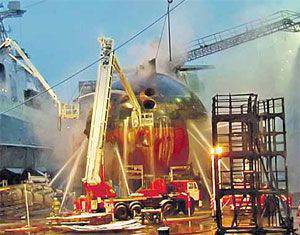 Пожарные подводники