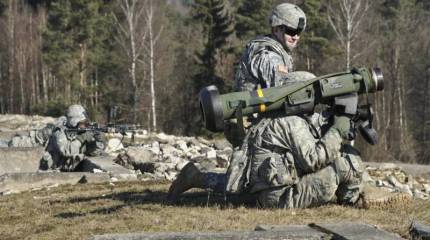 Американские военные тренируются в Польше стрелять «Джавелинами»