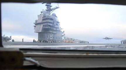 Пентагон усомнился в боевой пригодности авианосца Gerald R. Ford