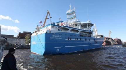 Построенный на «Северной верфи» ярусолов-процессор «Гандвик-1» вышел на заключительные испытания