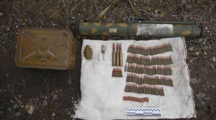 Силовики в ЛНР выявили схрон с вооружением, предназначенным для совершения диверсий в Луганске