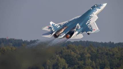 Сообщается об экспериментальном совместном боевом применении Су-57 и нескольких Су-35