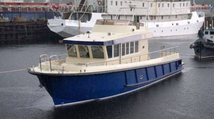 В Петербурге  спущен на воду катер для пограничников