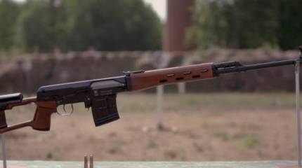 Это не СВД, это новый гладкоствольный карабин от "Калашникова"