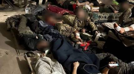 Появились фото раненых боевиков из подвалов комбината «Азовсталь»