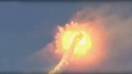 СМИ случайно опубликовали кадры самоликвидации ракеты «Булава»