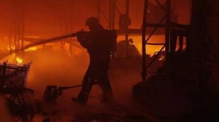 Ночную атаку российских дронов на оборонное предприятие Киева ВСУ встретили хаотичной стрельбой