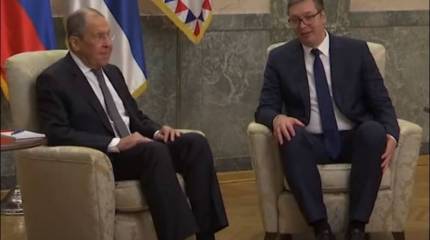 В Сербии прозападные силы организовали акции протеста против встречи Вучича и Лаврова