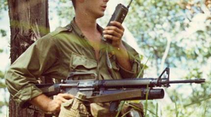Подствольный гранатомёт XM148. Первый в своём роде