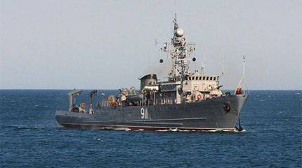 Учения тральных сил ЧФ РФ