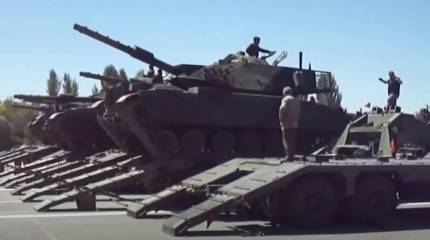 Турция начала переброску танков на границу с Грецией