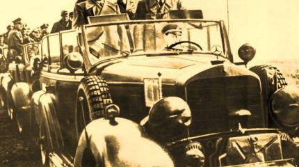 Приезд Муссолини в украинскую Умань