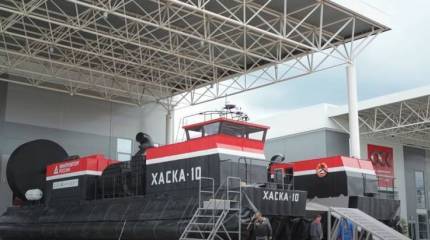 «Газпром» и «Росатом» рассматривают варианты возможной закупки судна на воздушной подушке «Хаска-10»