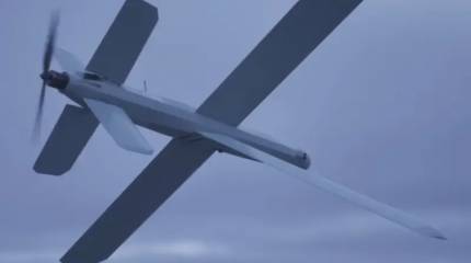 Уничтожение очередного танка ВСУ при помощи БПЛА «Ланцет» попало в кадр