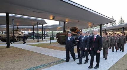 В Пхеньяне открыли выставку трофейной военной техники украинской армии